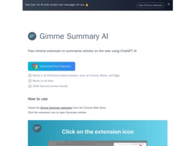 Gimme Summary AI