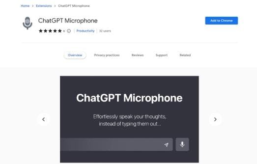 ChatGPT Microphone