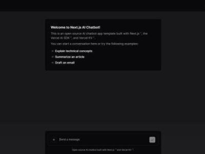 Next.js Chatbot