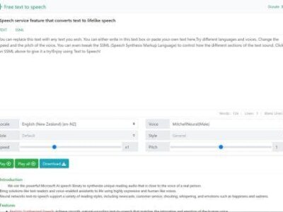 Free Text To Speech Online