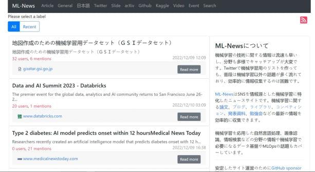 ML news