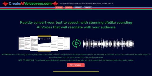 Create AI Voiceovers