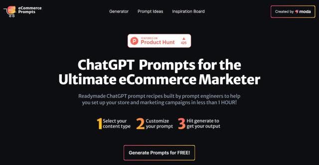 ECommerce Prompt Generator