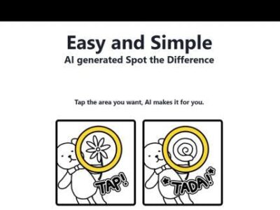 PICLY : AI generated spot the difference