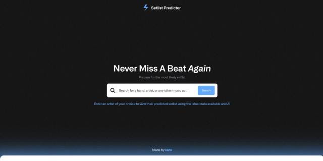 Setlist Predictor