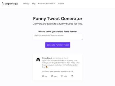 Funny Tweet Generator