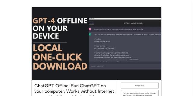 Offline ChatGPT