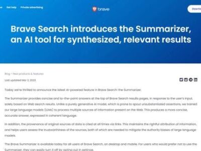 Brave Search Summarizer