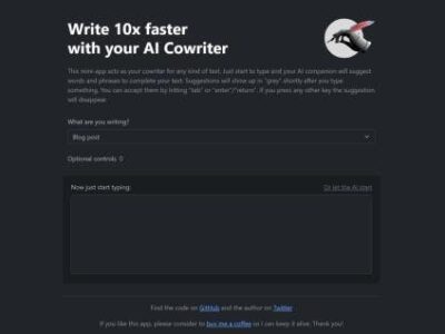 AI Cowriter