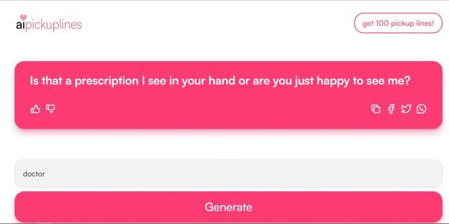 AI Pickup Lines Generator