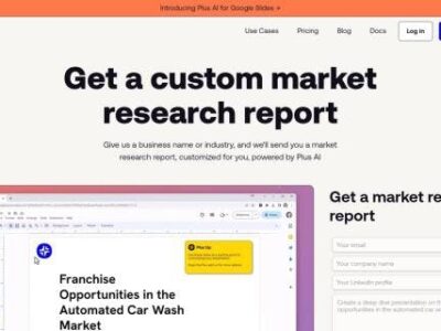 Plus AI for Market Research