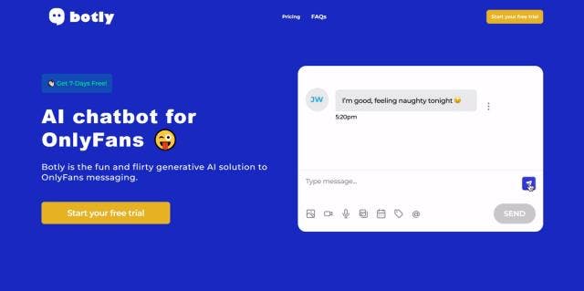 Botly: AI chatbot for OnlyFans