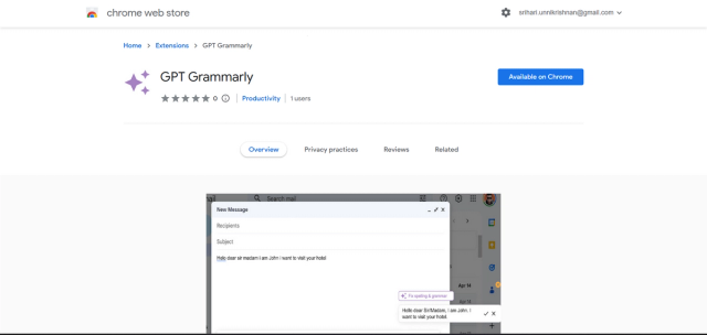 GPT Grammarly