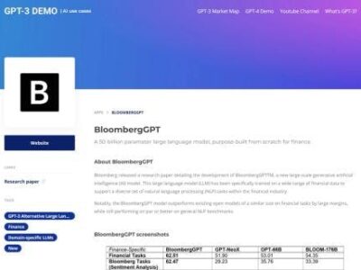 BloombergGPT