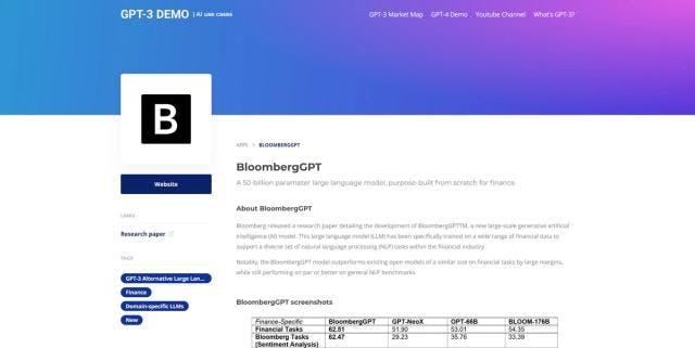 BloombergGPT