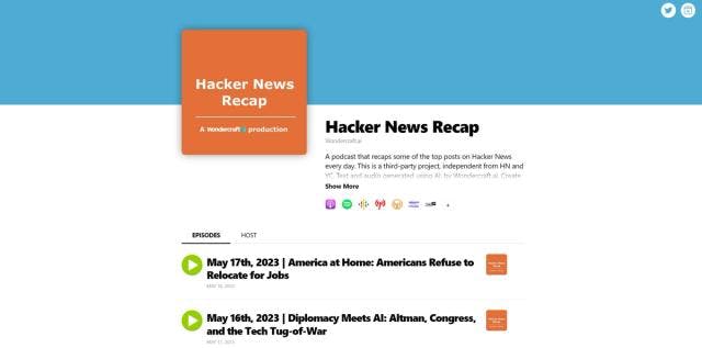 Hacker News Recap