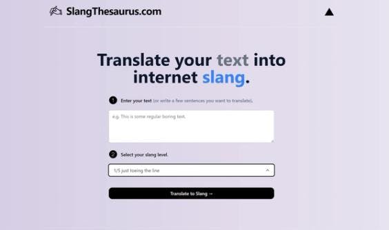 Slang Thesaurus