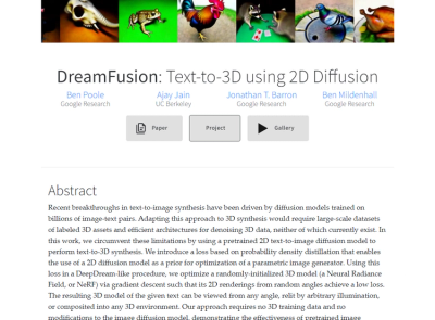 DreamFusion