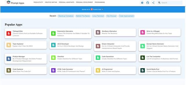 Prompt Apps