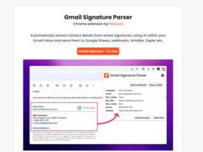 Gmail Signature Parser