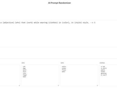 AI Prompt Randomizer