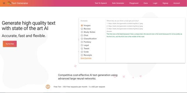 Text Generator