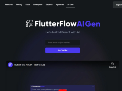 FlutterFlow AI Gen