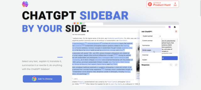 ChatGPT Sidebar