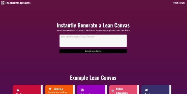 Lean Canvas