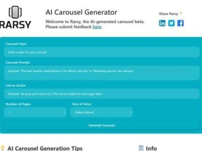 Carousel Generator