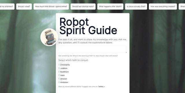 Robot Spirit Guide