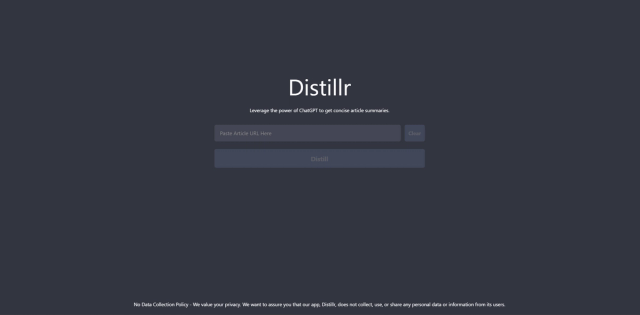 Distillr