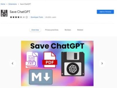 Save ChatGPT