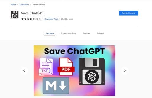 Save ChatGPT