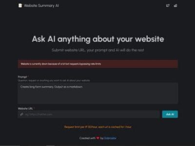 Website Summary AI