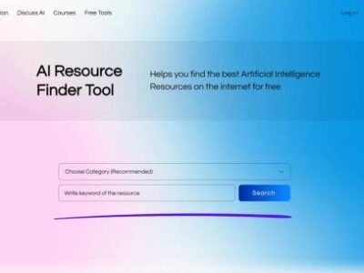 AI Resource Finder Tool